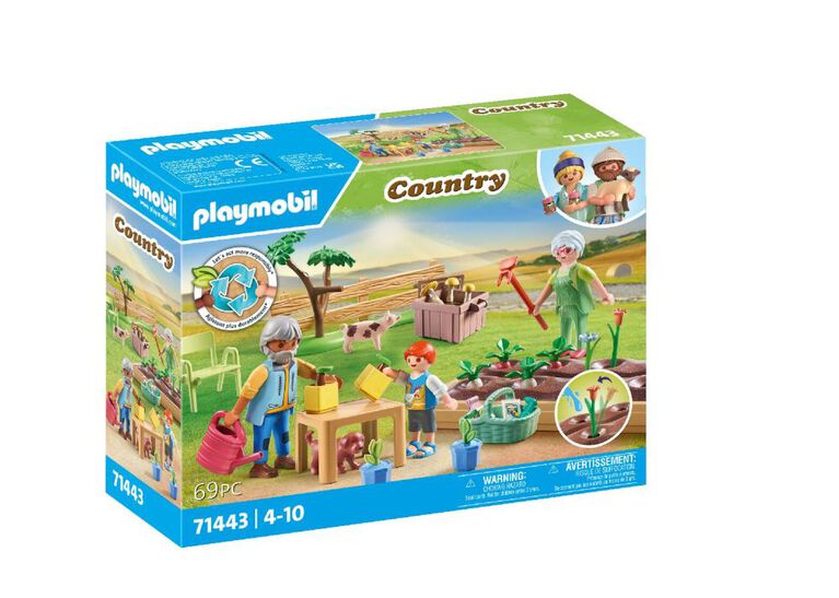 Playmobil - Idyllic vegetable garden with grandparents